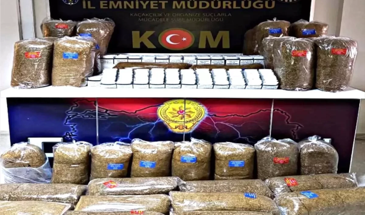 Erzincan’da Tütün ve Sigara Kaçakçılığı Operasyonu: 1 Gözaltı
