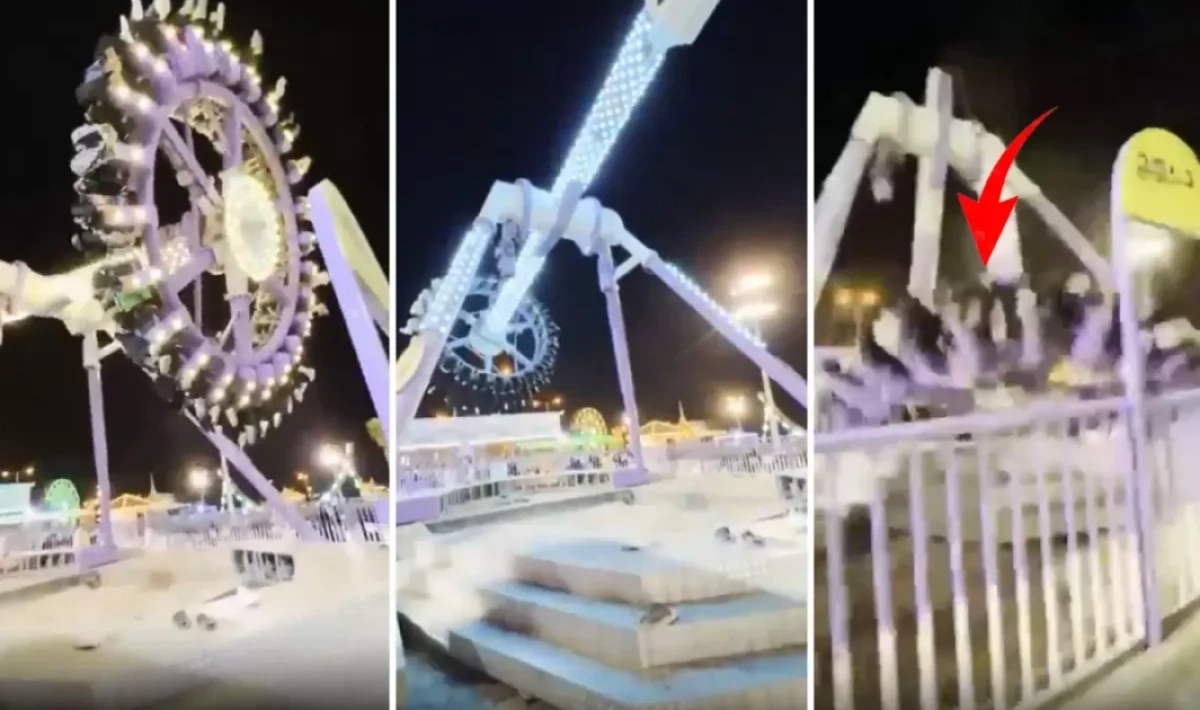 Lunaparkta dehşet! Eğlence aracı ortadan ikiye ayrıldı: 23 yaralı!