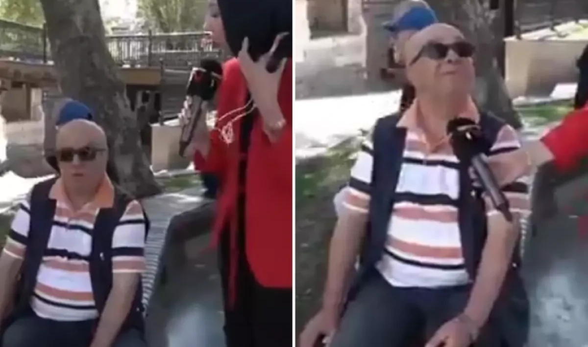 Muhabir Balıkesir’de Görme Engelli Vatandaşla Diyalogunda Zor Anlar Yaşadı